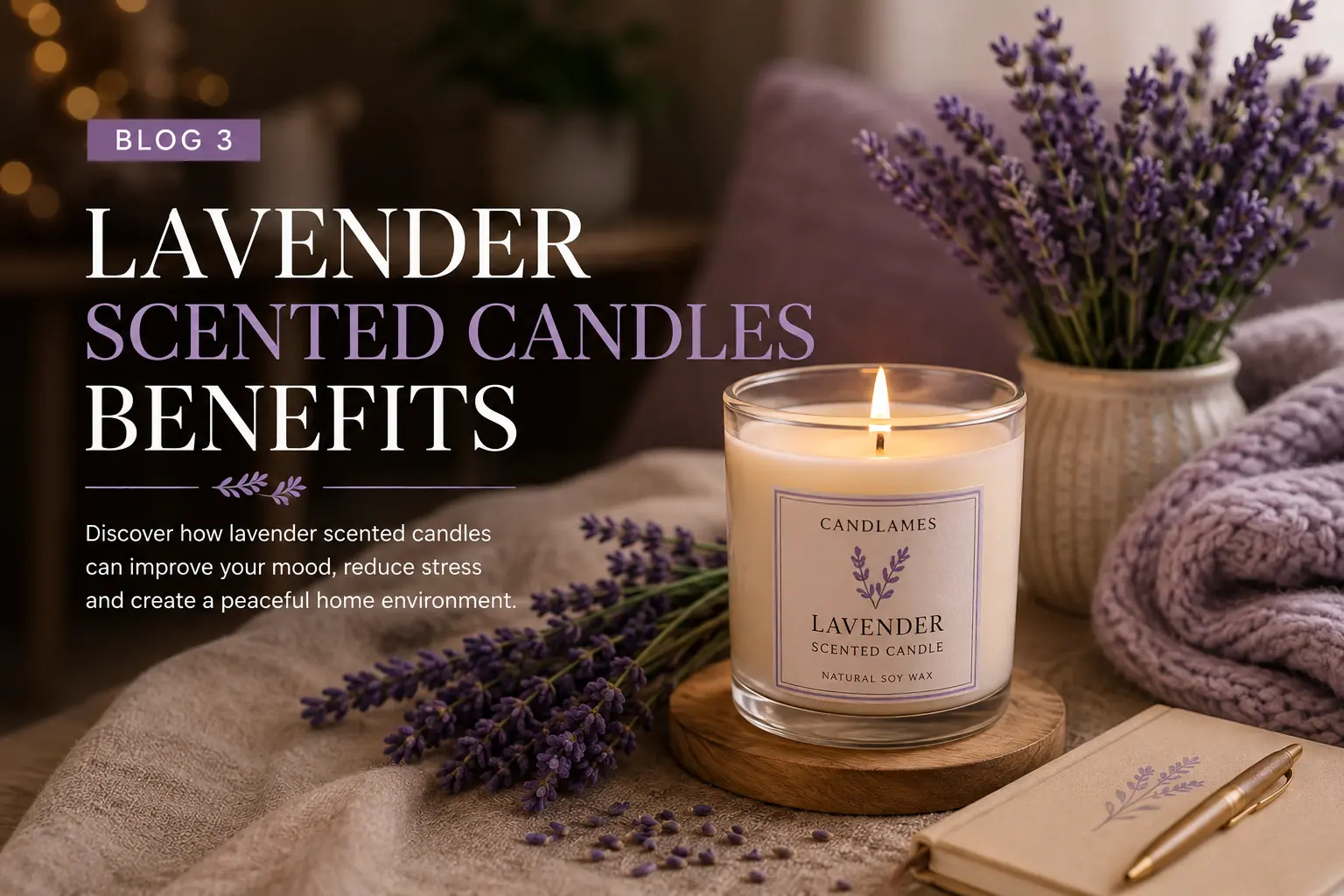 Lavender Scented Candles Benefits for Home and Daily Rituals